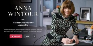 Anna Wintour Teaches Creativity and Leadership MasterClass
