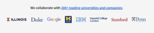 Coursera leading universities and companies partners