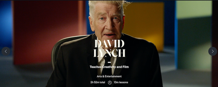 MasterClass David Lynch