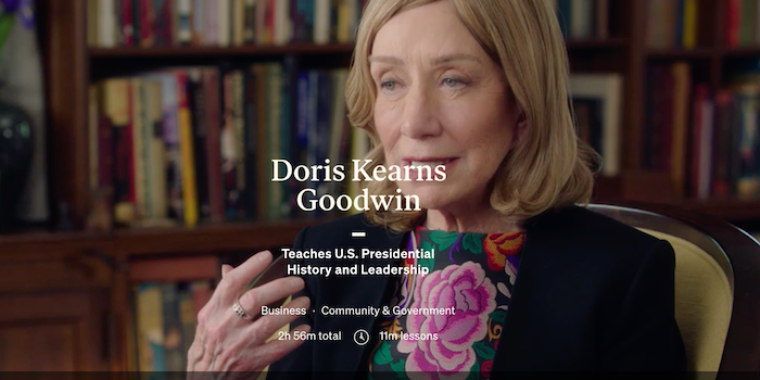 MasterClass Doris Kearns Goodwin