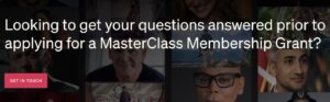 MasterClass Scholarship Questions