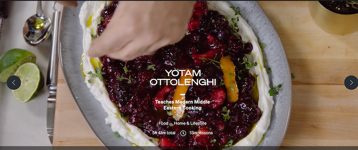 Masterclass Yotam Ottolenghi