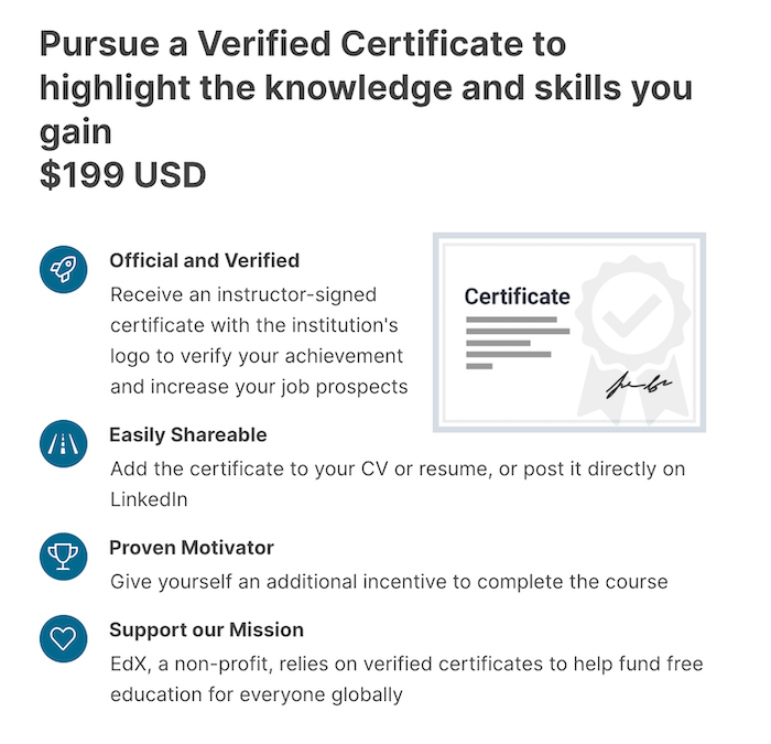 Verified Certificates