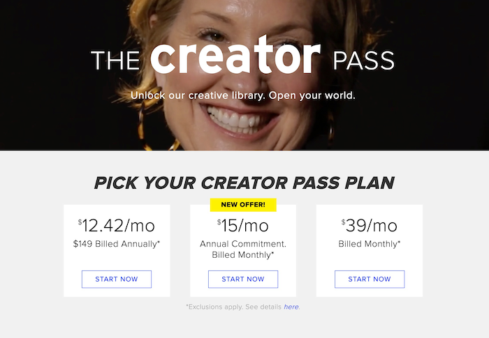 CreativeLive The Creator Pass