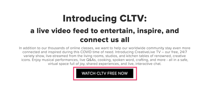 CreativeLive CLTV Free