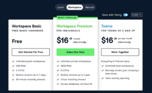 Datacamp Workspace