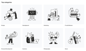 Udemy Top Categories