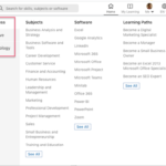 linkedin learning browse categories