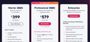 Pluralsight team plans