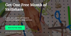 Skillshare 1 month free trial 
