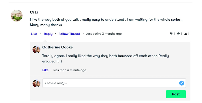 Skillshare community discussions