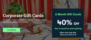 Skillshare corporate gift cards