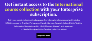 Udemy international course collection