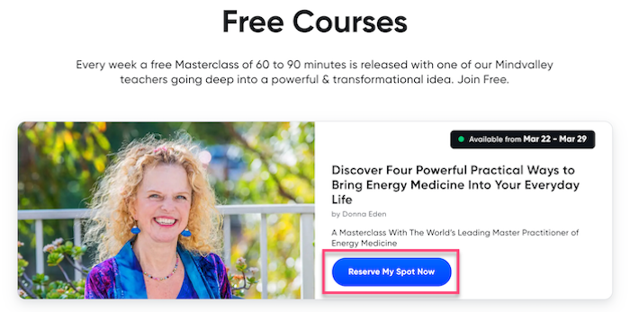 Free Mindvalley Courses