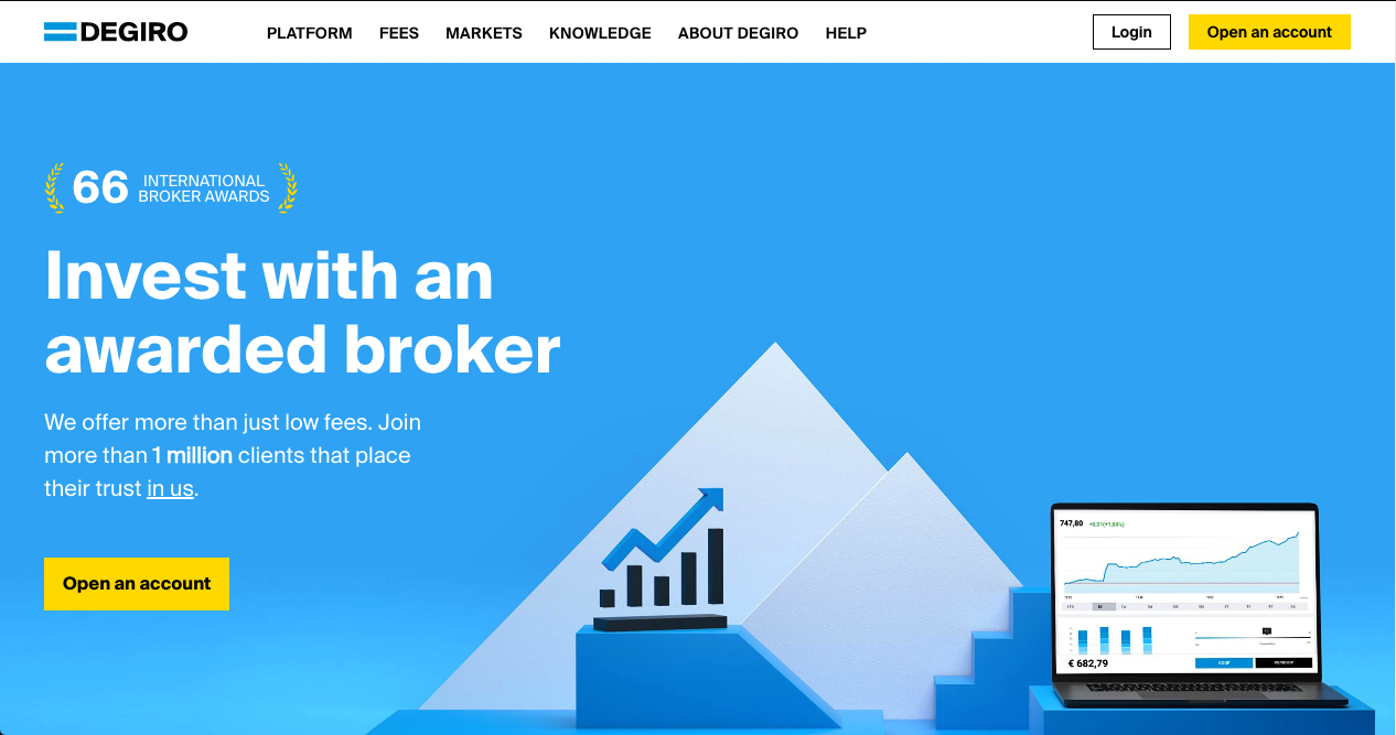 DEGIRO Website
