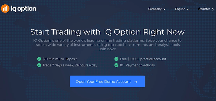 iq option demo account