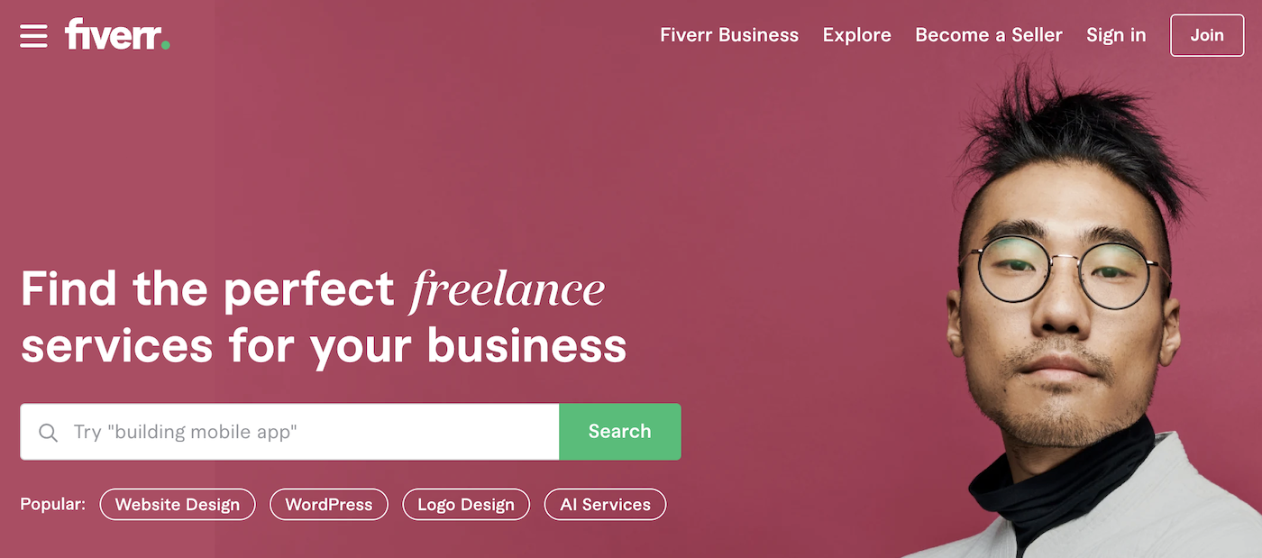 Fiverr Find the perfect freelance services