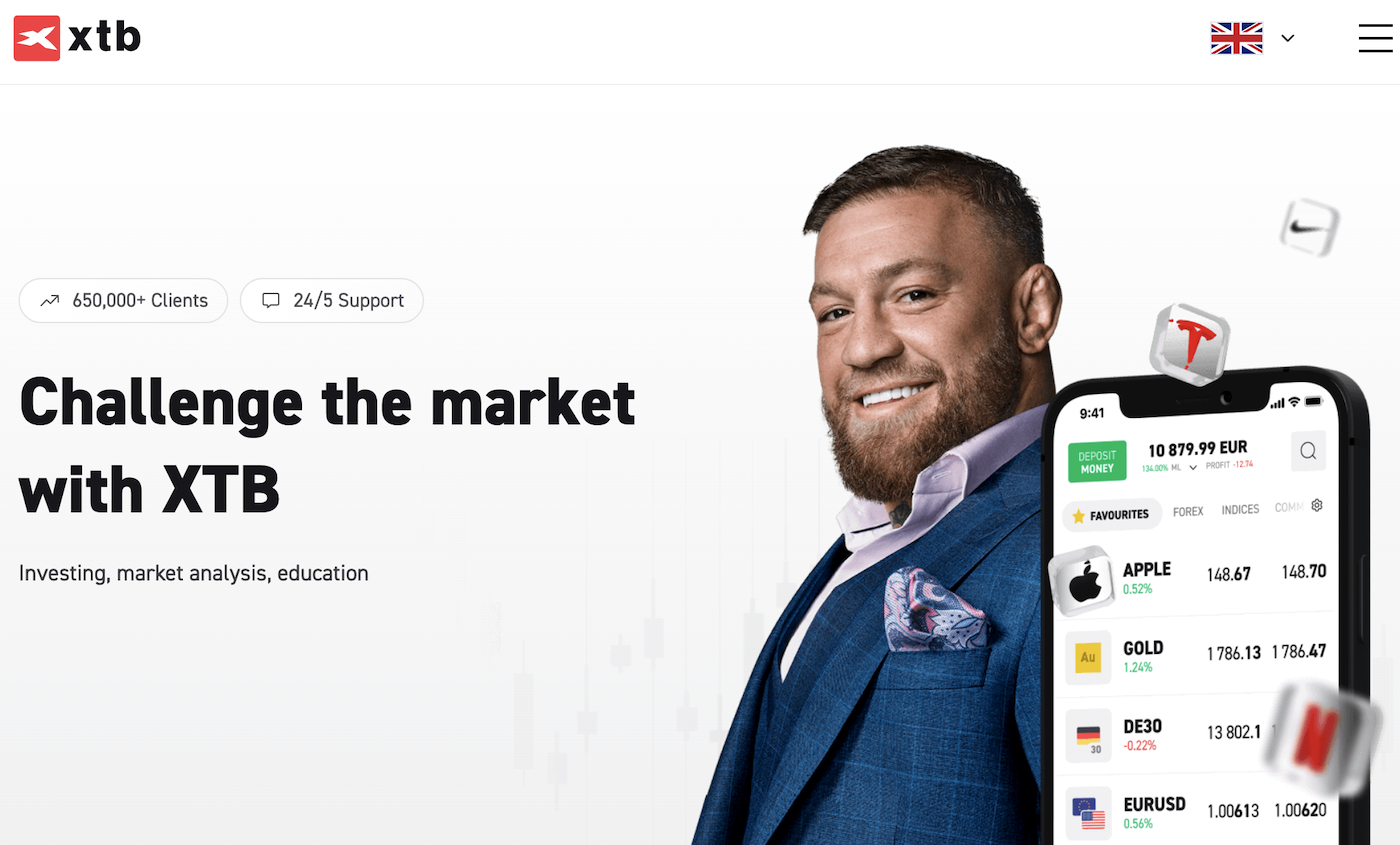 XTB Online broker.