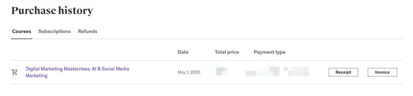Udemy Refund